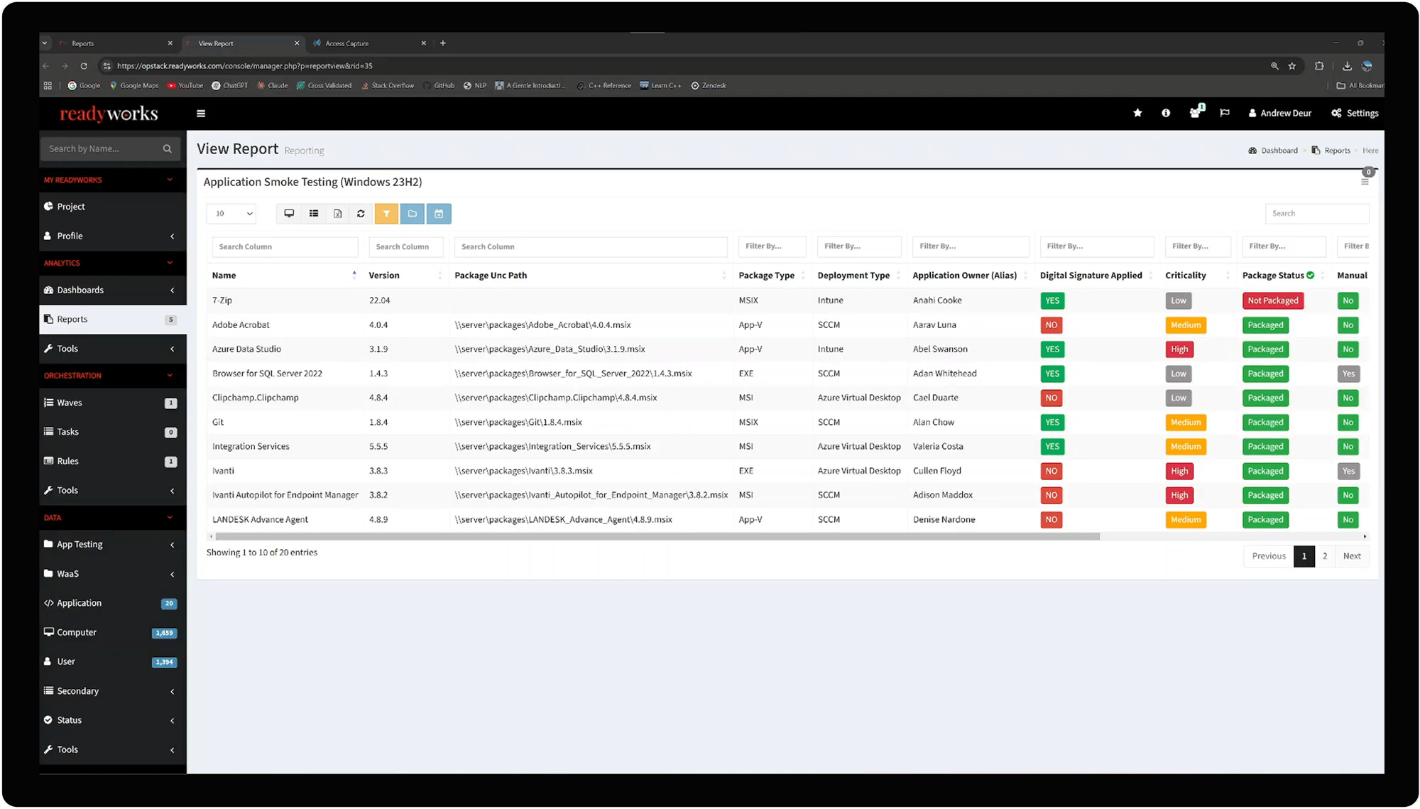APPLICATION VISIBILITY
