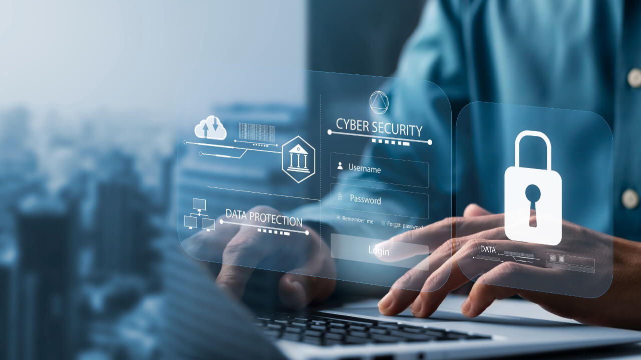 A ReadyWorks tech monitoring a devices cyber security capabilities